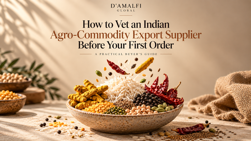 How to Vet an Indian Agro-Commodity Export Supplier Before Your First Order