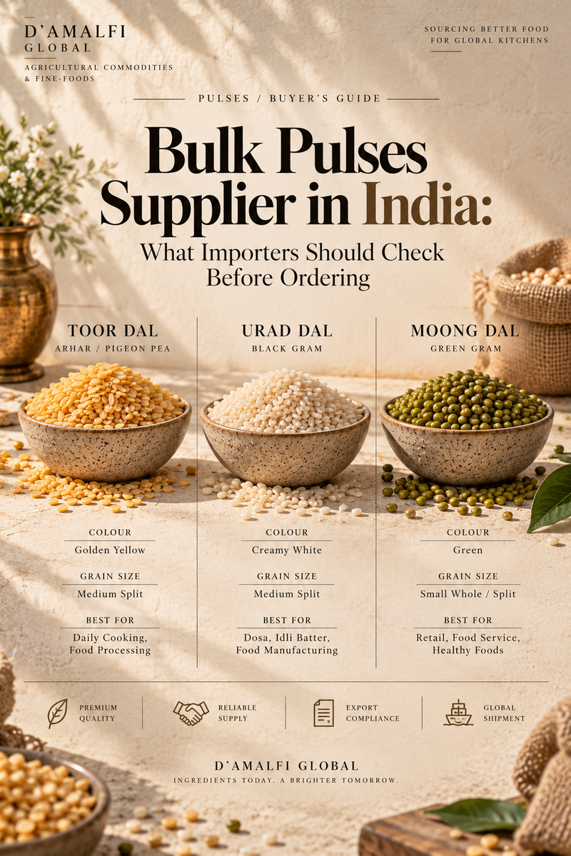 Bulk Pulses Supplier in India: What Importers Should Check Before Ordering