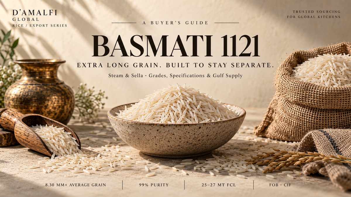 Basmati Rice Supplier for the GCC: Grades, Varieties & Shipping