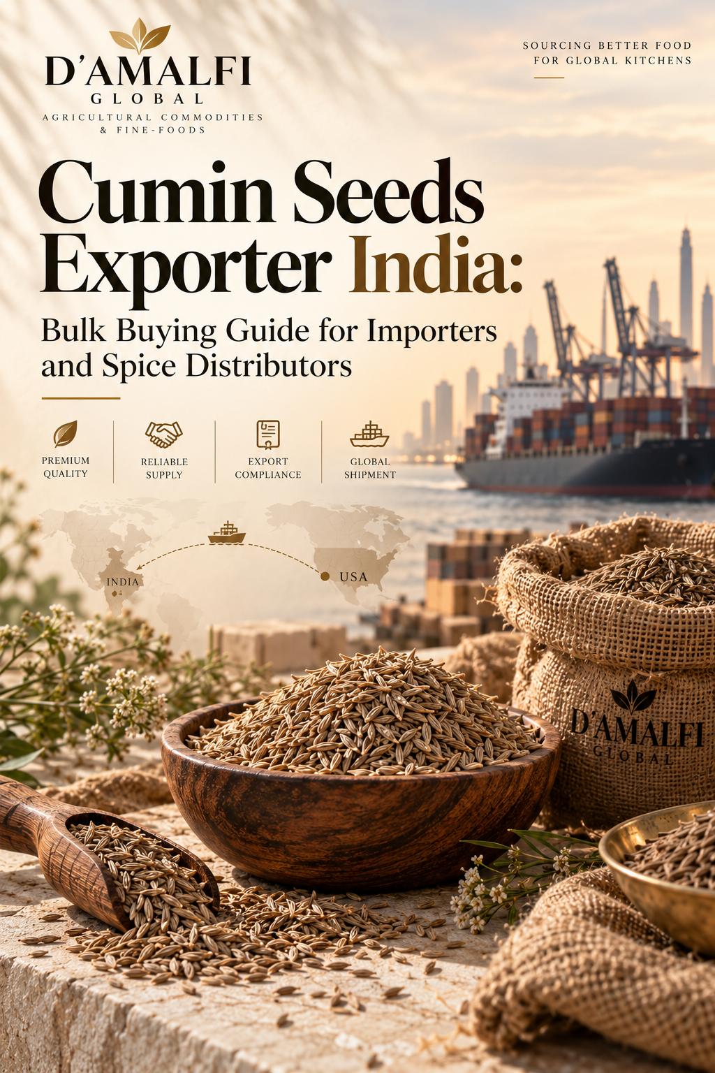 Cumin Seeds Exporter India: Bulk Buying Guide for Importers and Spice Distributors