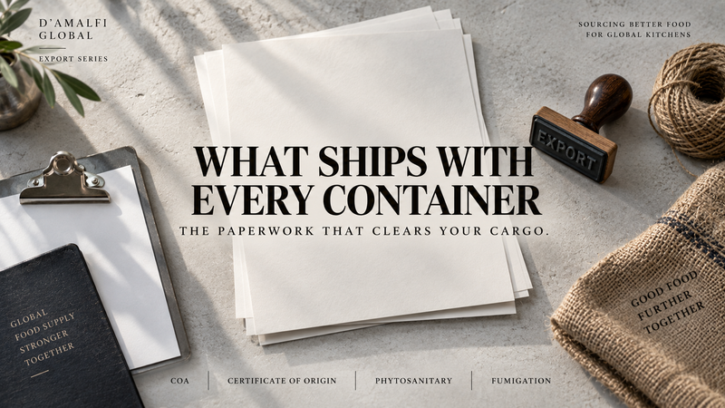 What Ships With Every Container: Indian Food Export Documentation