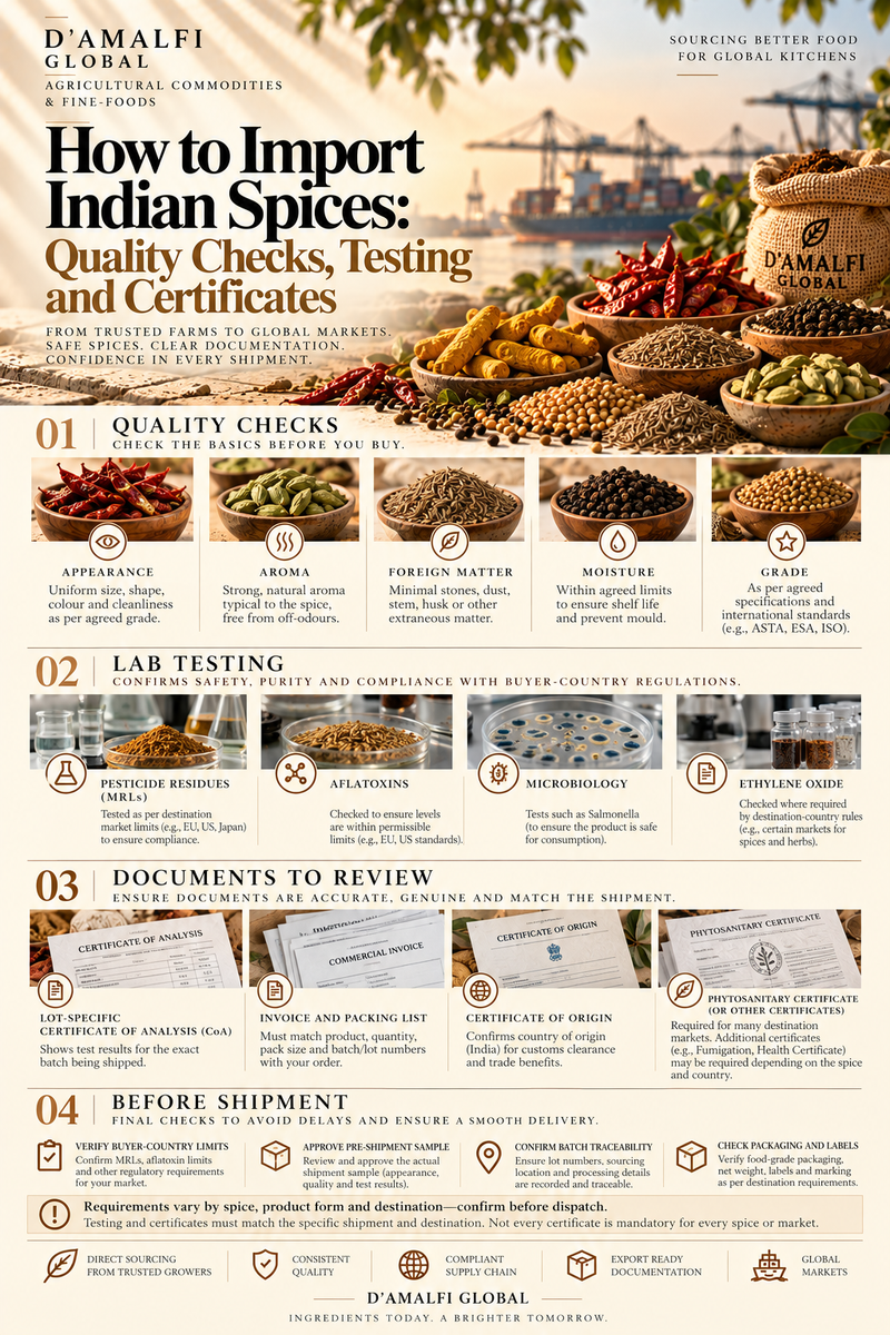 How to Import Pulses and Dals from India: Packing, Specifications and Documents
