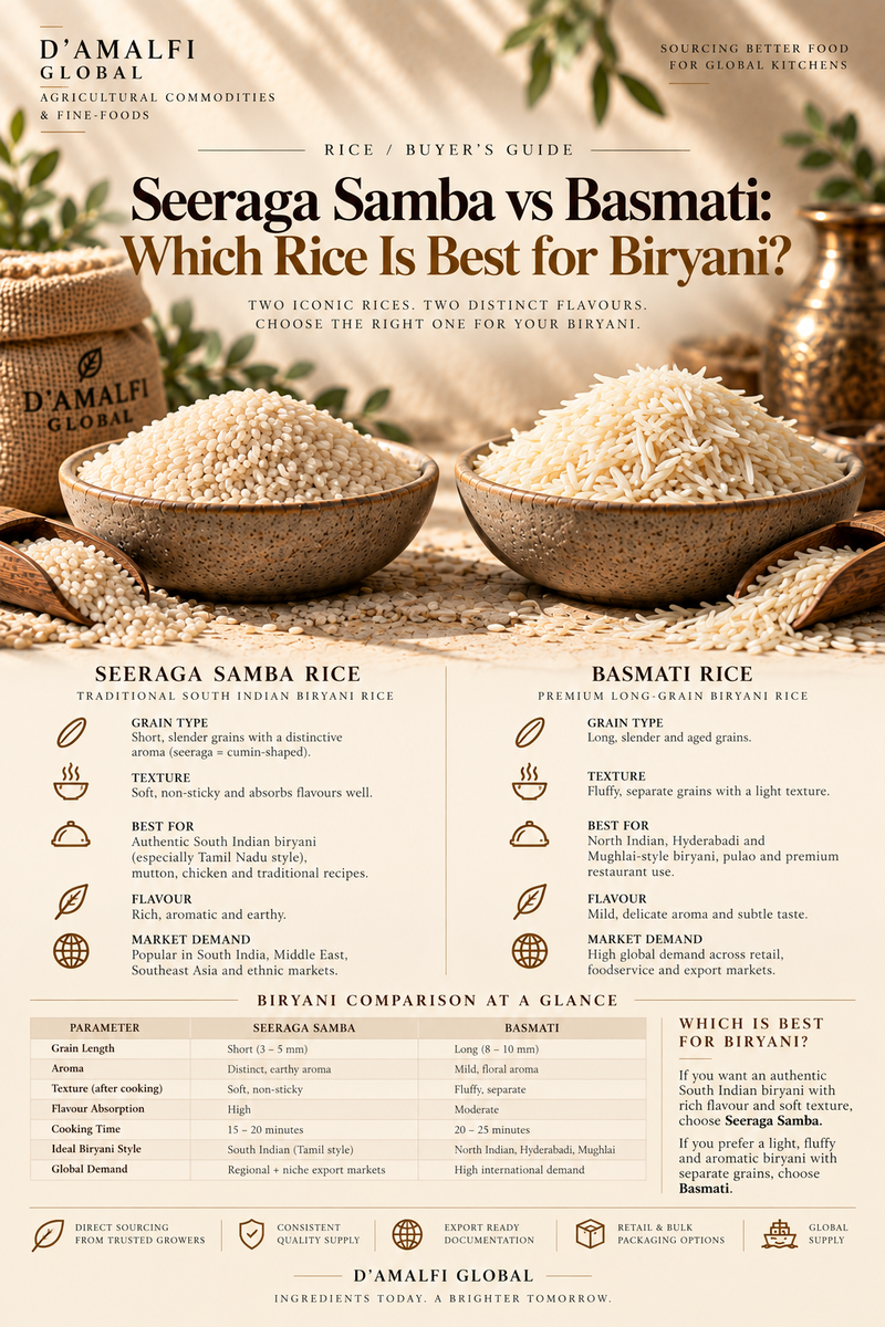 Seeraga Samba vs Basmati: Which Rice Is Best for Biryani?