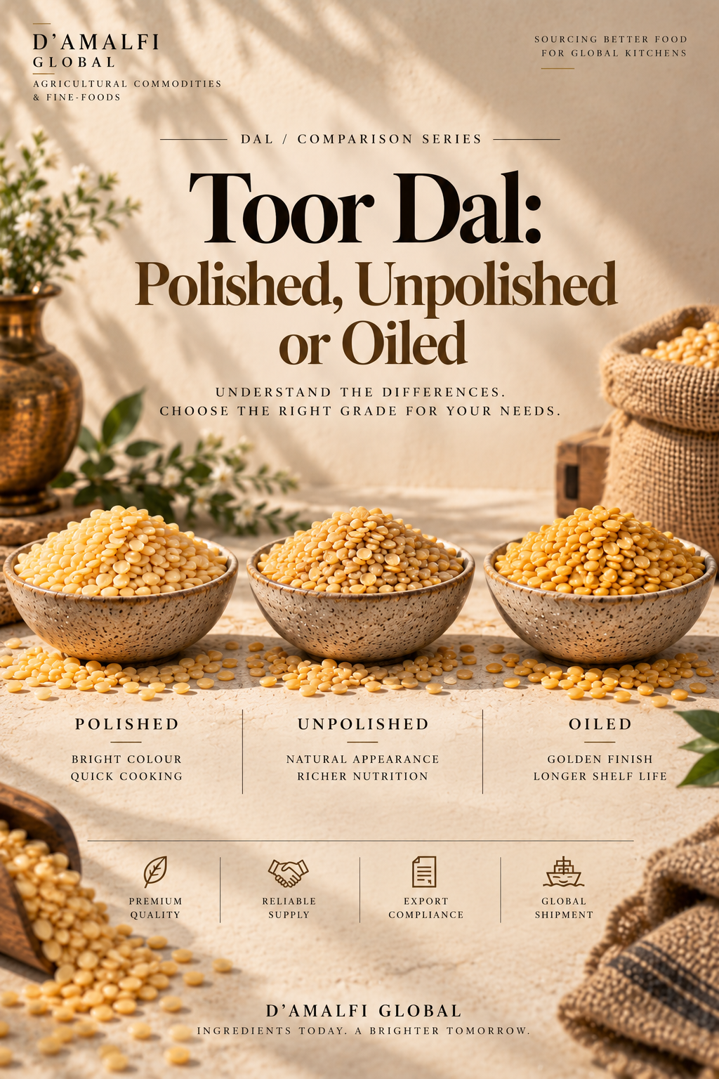 Toor Dal: Polished, Unpolished or Oiled